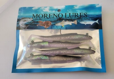 1oz. Sand Eel Lures 5.5"                             4 Per Pack (Burple Color ) - Image 1 of 2