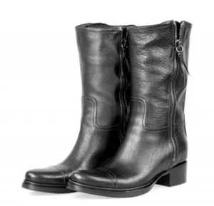 LUXUS MIU MIU STIEFELETTE SCHUHE 5U8936 SCHWARZ BUEFFELLEDER NEU 38,5 39 - Bild 1 von 9
