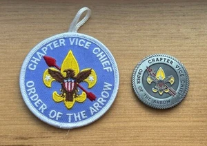CHALLENGE COIN Plus PATCH Order Arrow Lodge Boy Scout Award CHAPTER VICE CHIEF - Picture 1 of 3