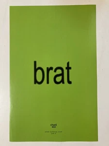CHARLI XCX “BRAT” Album Listening Event 11x17” SINGLE SIDED MINI PROMO POSTER - Picture 1 of 4