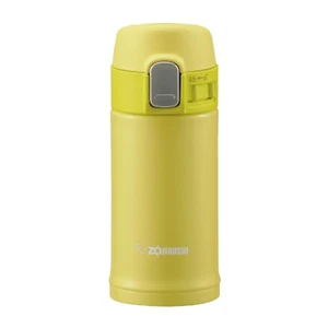 Zojirushi 象印真空保溫杯 SM-PB20-YP Stainless Steel Vacuum Bottle 200ml - Lime Yellow - Picture 1 of 1