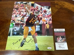Sam Darnold Signed 11x14 Glossy Photo- JSA- USC Trojans COA - Picture 1 of 1