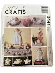 Guirnalda McCall's Crafts Costura Patrón 2441 Angel Topper y Más Navidad Sin Cortar - Imagen 1 de 1