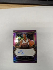 2024-25 Panini Select - Monta Ellis Purple Signaturea Auto 32/75 - Warriors - Picture 1 of 2