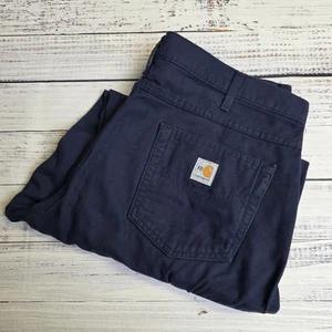 Pantalones Carhartt FR Ajuste Original Para Hombre Etiqueta 38x30 Azul Marino FRB159-DNY Actual 38x32 - Imagen 1 de 10