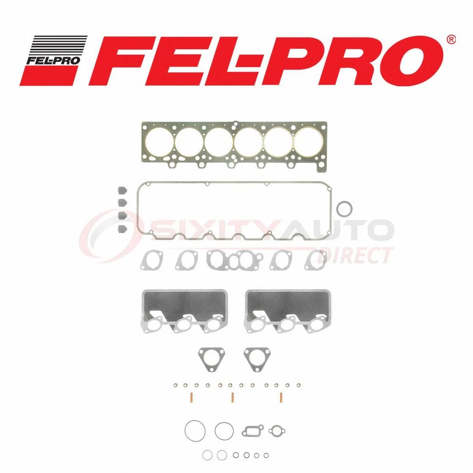 Fel-Pro Cylinder Head Gasket Set for 1987-1993 BMW 325i 2.5L L6 - Engine mx Foto 1 de 4