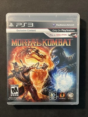 Mortal Kombat (Sony PlayStation 3, 2011) CIB W/Manual - Tested - Working - Clean - Image 1 of 4