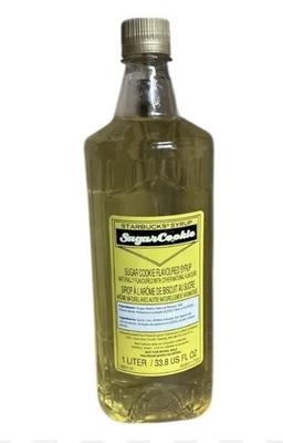 星巴克糖饼干味糖浆1升33.8盎司瓶BB 2026年4月 — 第 1/2 张图片