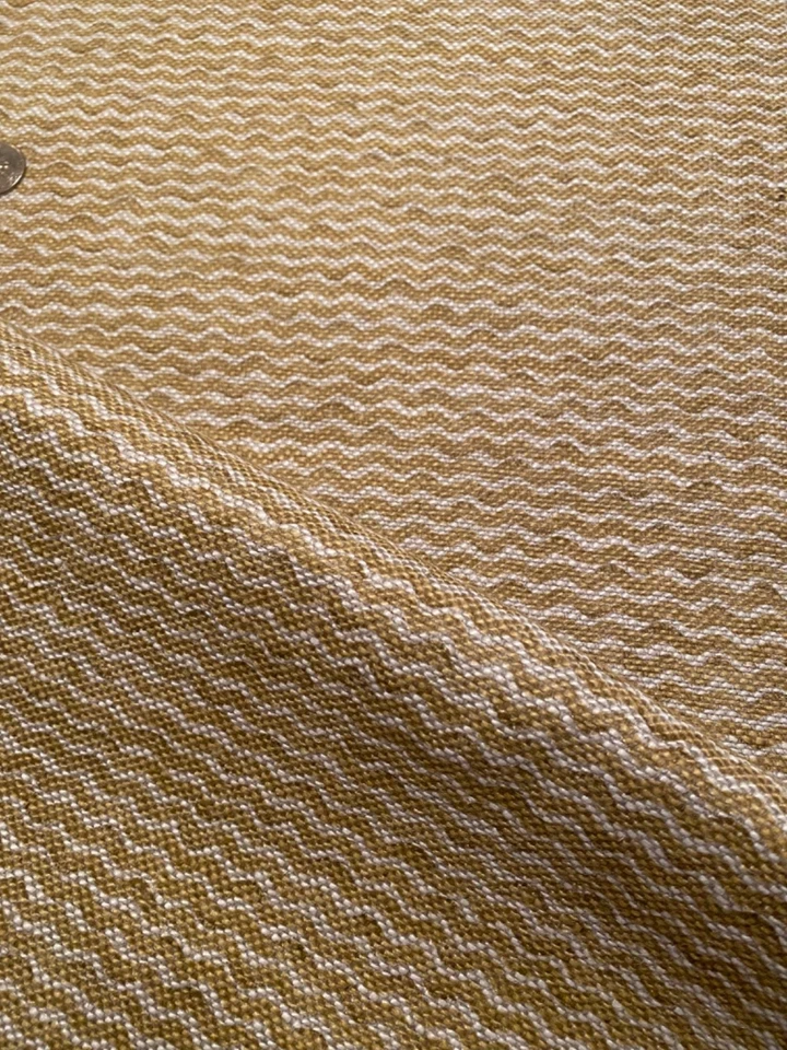 FERMOIE UK POPP-007 Popple Heavy 100% Linen Artisanal Fabric $361* Retail   BTY - Image 1 of 4