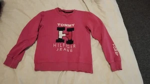 Tommy Hilfiger Ladies Jumper Pink Size S/M - Picture 1 of 2