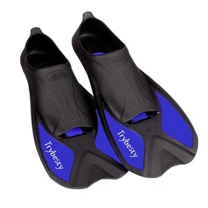 Swim Fins,Short Snorkel Fins Travel Size Flippers for Snorkeling Diving Swimm... - Picture 1 of 7