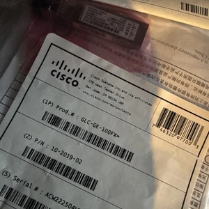Interface Fast Ethernet SFP CISCO GLC-GE-100FX = 100BASE-FX 10-2019-02 neuve - Photo 1/2