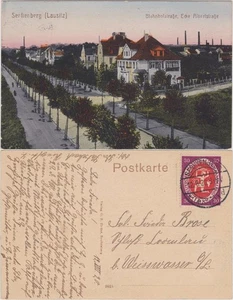Senftenberg (Niederlausitz) Bahnhofstraße, Ecke Albertstraße 1920 - Picture 1 of 3