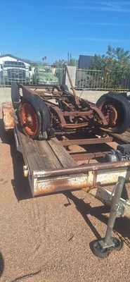 1927 Moon Chassis  Told Its A 6-60 Model 20 Steel wheels, Cowl Section Only,... - Image 1 of 4