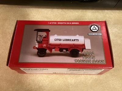 Vintage 1910 Mack Tanker Bank Citgo Lubricants 1996 Die Cast Limited Edition New - Image 1 of 3