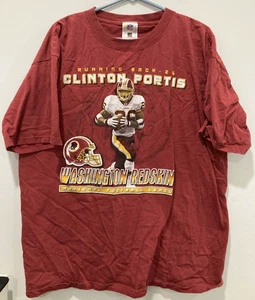 Players Inc Washington Redskins Clinton Portis T-Shirt XL. S1 - Picture 1 of 6