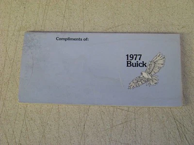 RARE 1977 Buick Metric Conversion Pocket Chart 77 Riviera LeSabre Electra Regal - Image 1 of 3