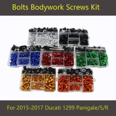For 2015-2017 Ducati 1299 Panigale/S/R Fairing Bolts Bodywork Screws Kit Nuts T - Image 1 of 4