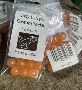 Lazy Larry's E-Z Systems 10 mm Tiger Lilly, Easy change Beads, 1 Pack - Picture 1 of 2