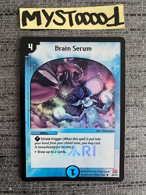 Carte Duel Masters Brain Serum A2/Y1 PROMO ATARI HOLO Anglaise Wizards 2004 Occa - Photo 1/4