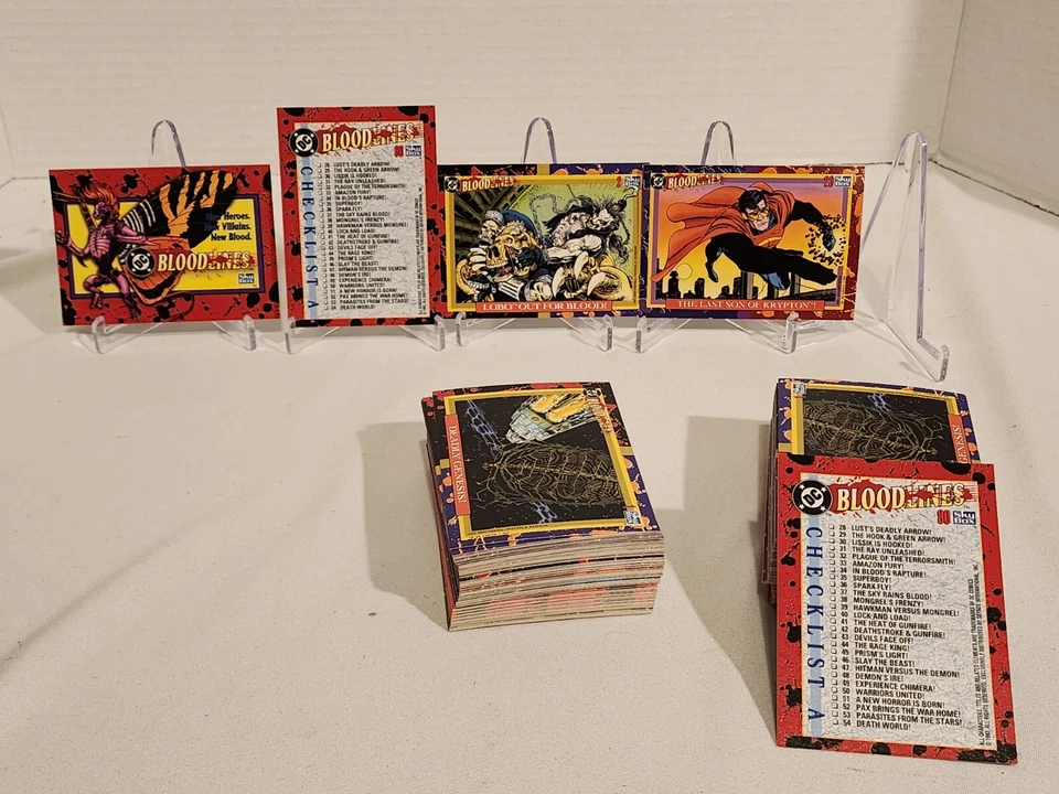 1993 DC Bloodline 2X 81-Card Sets  - Image 1 of 1
