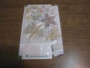 DIAMOND PRESS CHRISTMAS STARS CREATE ORNAMENTS STAMPS AND DIES - Picture 1 of 3