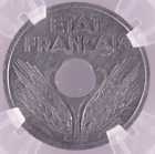10 Centimes 1941  Fdc Ms65 Certifié Geni  ( Fleur De Coin) Etat Français