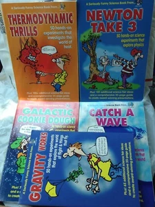5 Seriously Funny Science Books from Loose in the Lab, 50 Experiments Each Fun + - Picture 1 of 4