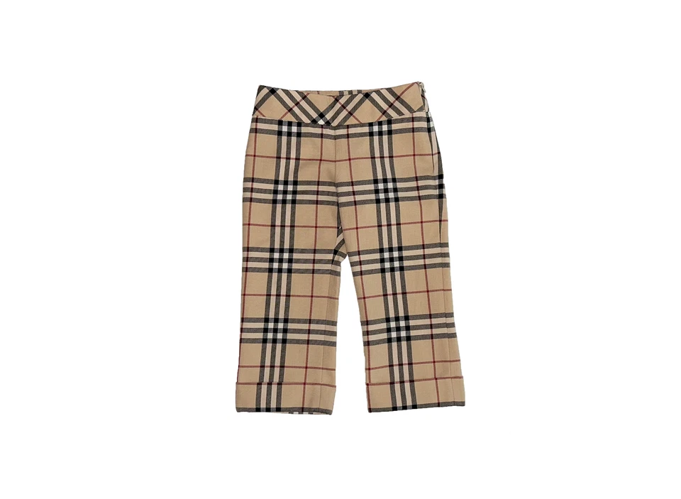 Pantalones capri de lana a cuadros Burberry Nova para niñas Pantalones niños Londres 6 años Foto 1 de 4