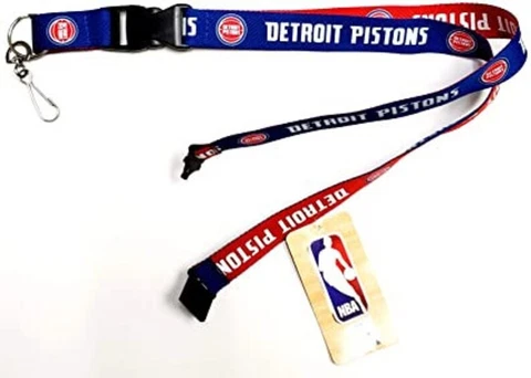 Detroit Pistons Lanyard Keychains  Pick Your Design Cover