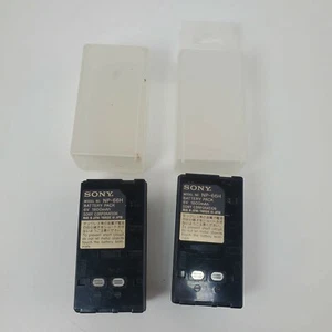 Set of 2: Sony NP-66H Battery Pack, with plastic protector for Camcorder - Picture 1 of 5