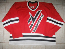 VINTAGE Drummondville VOLTIGEURS QMJHL Replica CCM MASKA Jersey, Size Men's XL