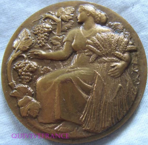 MED7186 - MEDAILLE ART DECO LANDWIRTSCHAFTLICHER WETTBEWERB von H.M. KLEIN - Bild 1 von 2