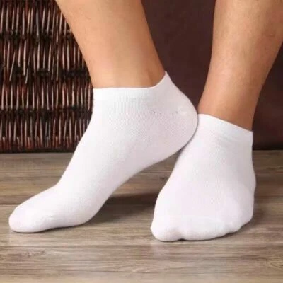 Lot 1-12 Pairs Mens Womens Ankle Socks Sport Cotton Crew Socks Low Cut Invisible - Image 1 of 4