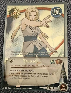 Naruto CCG 2006 Tsunade #201 Gold Super Rare 1st Edition NM - Picture 1 of 2