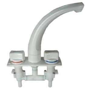 Whale Elegance Mixer Tap Combo Long Outlet White RT2007 - Picture 1 of 2