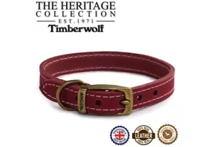 Ancol Leather Timberwolf Pink Dog/Puppy Collar - Picture 1 of 3