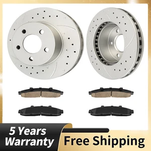Almohadillas de rotores de disco perforados delanteros para Ford Explorer 1995-2001 Ranger 1998-2002 - Imagen 1 de 14