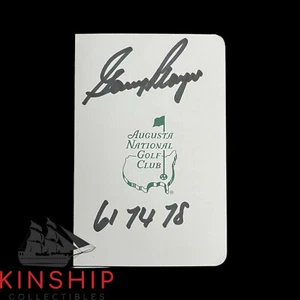 Gary Player signed Masters Scorecard JSA COA Inscribed Champion Auto Z2171 - Picture 1 of 1