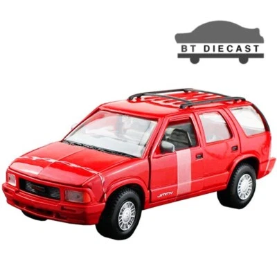 MOTORMAX 1994 GMC JIMMY SUV 1/24 DIECAST MODEL RED 73206 RD - Image 1 of 2