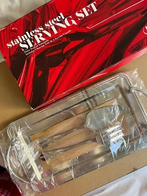 Stainless Steel Serving Set Tray Utensils Party Perfect Essentials Ulta Beauty - Image 1 of 4