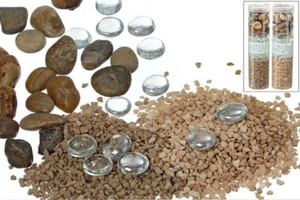 Dekostreu Mix braun Dekokies Dekosteine Dekosand Deko Streu NEU & OVP - Bild 1 von 1