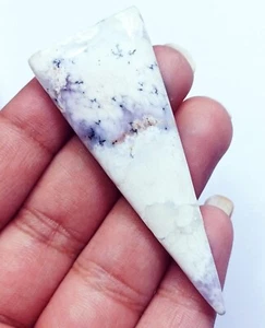 Piedra preciosa suelta 100 % natural dendrita ópalo etíope 48,90 quilates certificada - Imagen 1 de 8