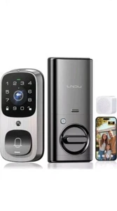 Linu Smart Lock con Cámara, Cámara 6 en 1 + Timbre + Huella Digital Entrada Sin Llave - Imagen 1 de 5