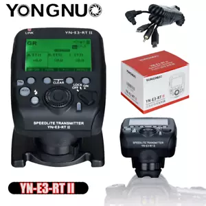 YONGNUO YN-E3-RT II TTL Radio Flash Trigger Transmitter For Canon SLR YN600EX-RT - Picture 1 of 10
