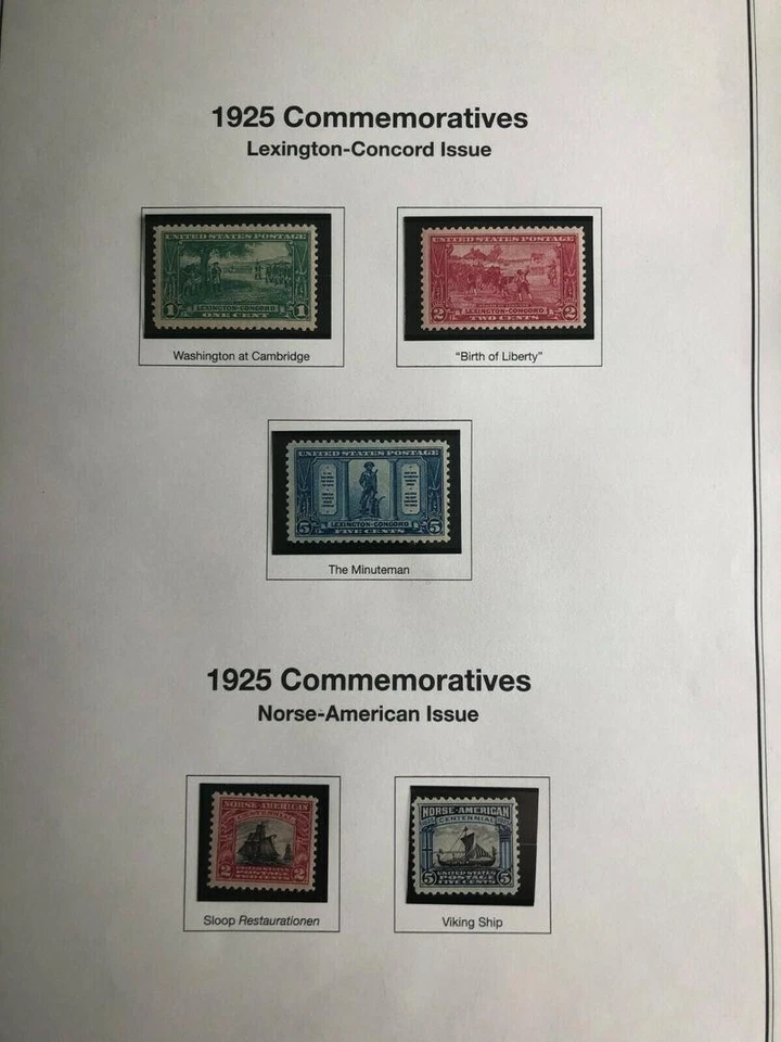 1925 Commemorative year set, Lexington-Concord and Norse  American Issues, Mint - Image 1 of 1