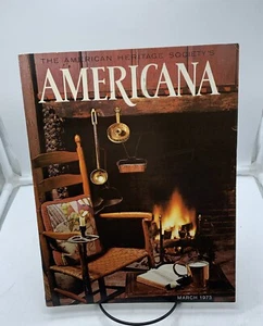 Vintage March 1973 Americana Magazine First Issue Volume 1 Number 1 - Picture 1 of 7