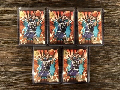 Lot of (5) 1996-97 Skybox Z-Force Ray Allen Rookie Cards RC #140 HOF. Nice! 🚀 - Image 1 of 2