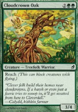 CLOUDCROWN OAK X4 4 4X Lorwyn MTG Magic the Gathering Cards DJMagic