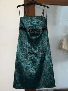 London Girl Green & Black Dress - Picture 1 of 6
